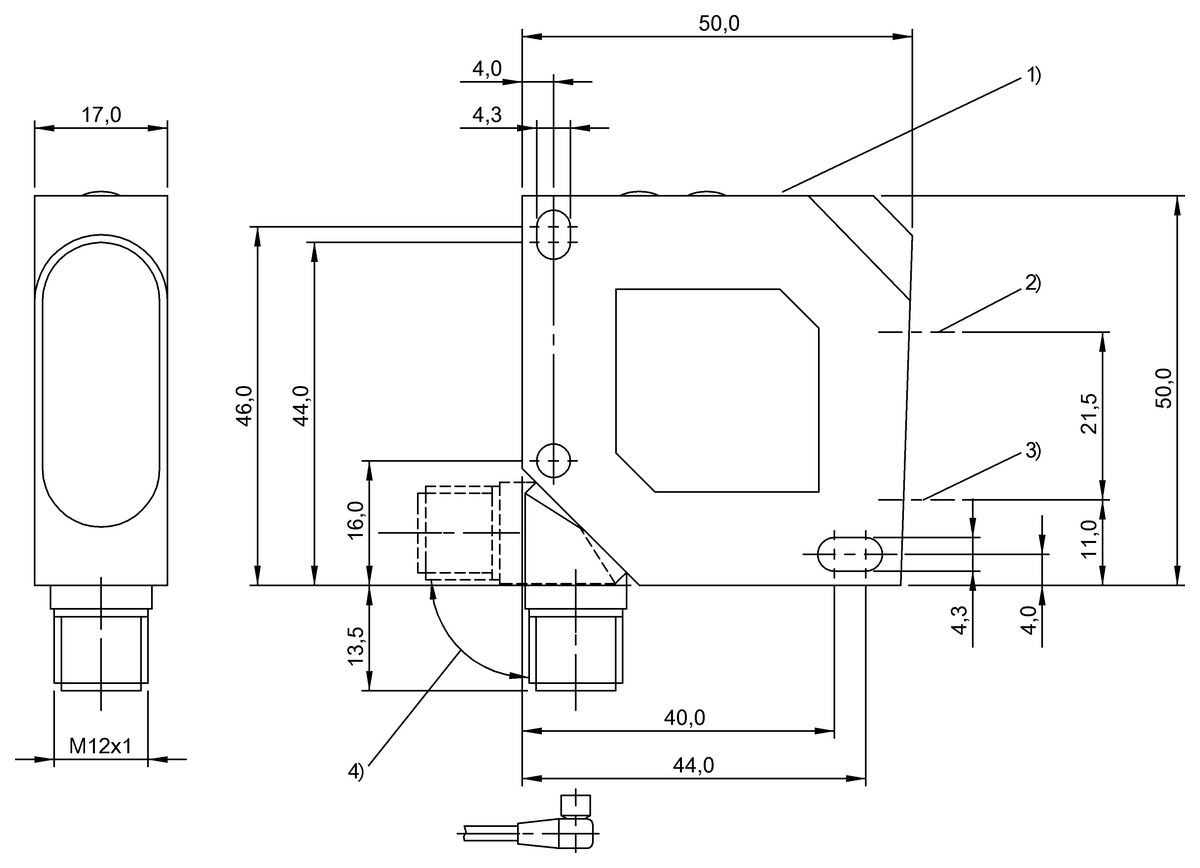 BOD0008 - BOD 26K-LB07-S92-C (Optik mesafe sensörleri) - Görsel 2