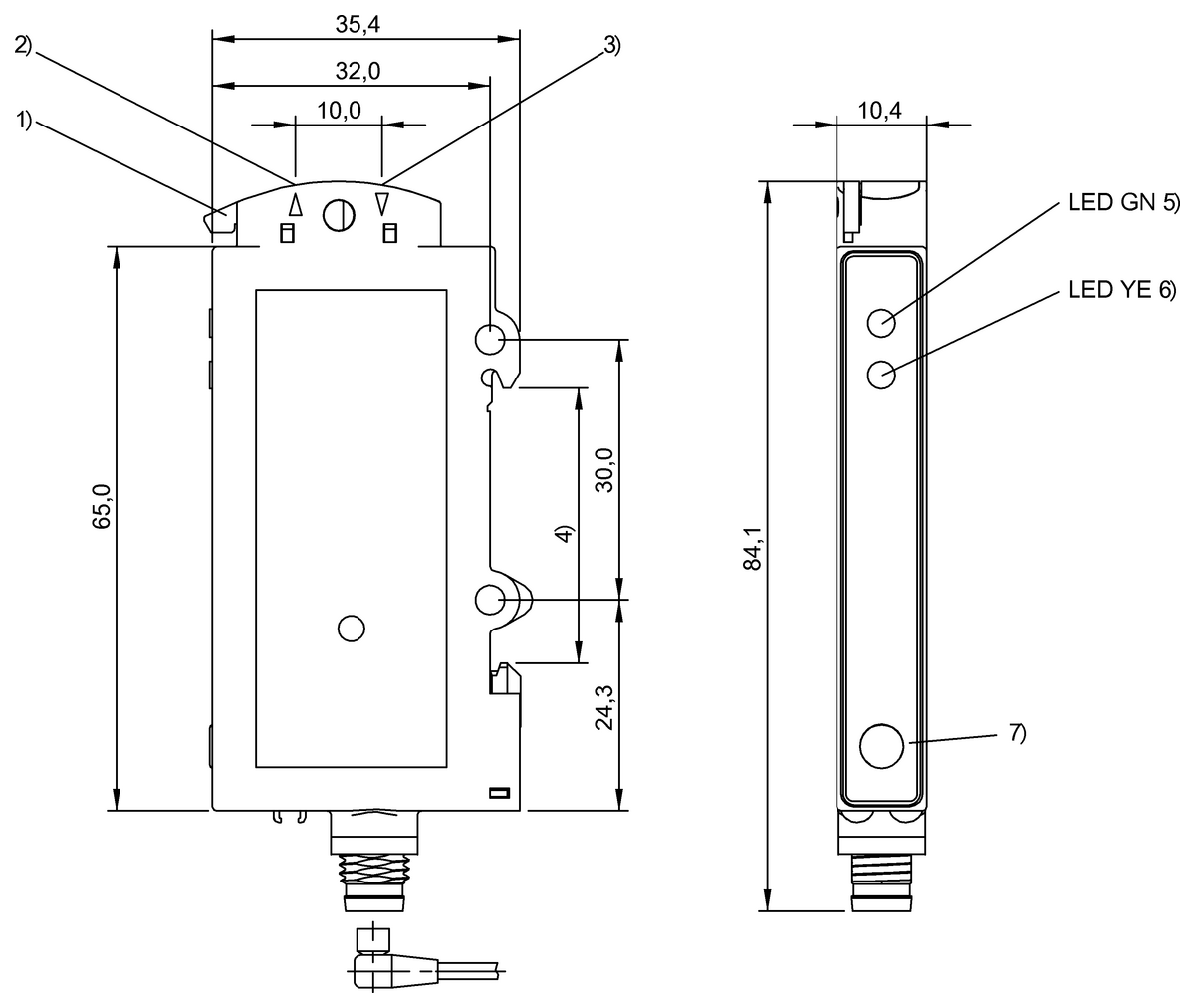 BFB0002 - BFB 75K-001-N-S75 (Plastik ve cam fiber (fiberglass) için fiber tabanlı cihazlar) - Görsel 2