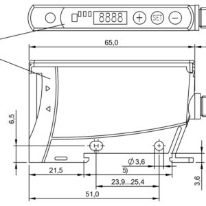 BOS00YW - BOS 72K-NU-RA20-S75 (Plastik ve cam fiber (fiberglass) için fiber tabanlı cihazlar)