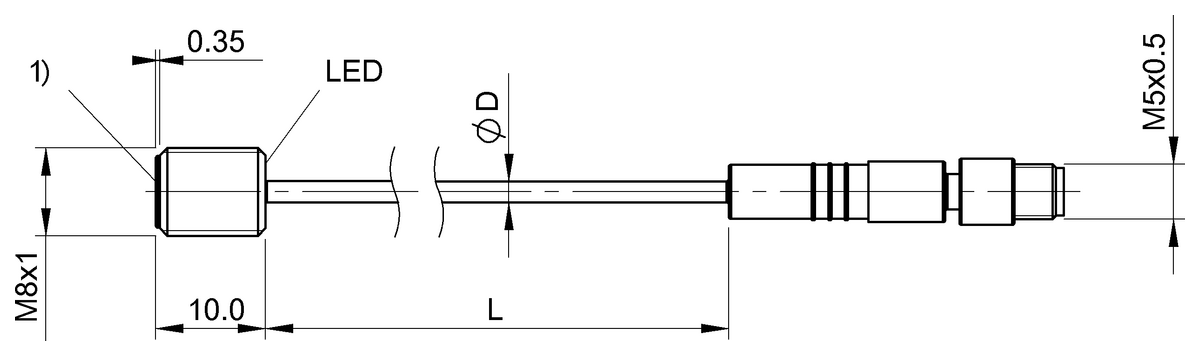 BES0272 - BES M08EA-PSC15B-EP00,3-GS26 (Endüktif yakınlık anahtarları) - Görsel 2