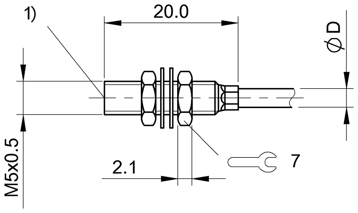 BES02L5 - BES 516-3005-E2-N-PU-00,35 (Endüktif Namur sensörler) - Görsel 2
