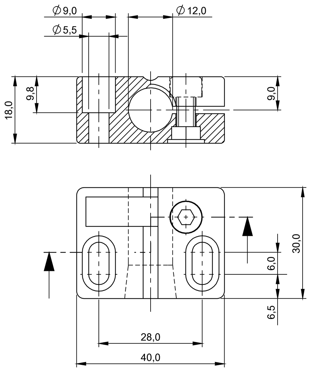 BAM00C9 - BES 12,0-KB-3 (Evrensel braketler) - Görsel 2