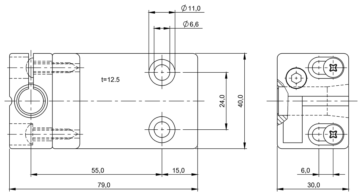 BAM00CE - BES 12,0-KB-3-F-SA2 (Evrensel braketler) - Görsel 2