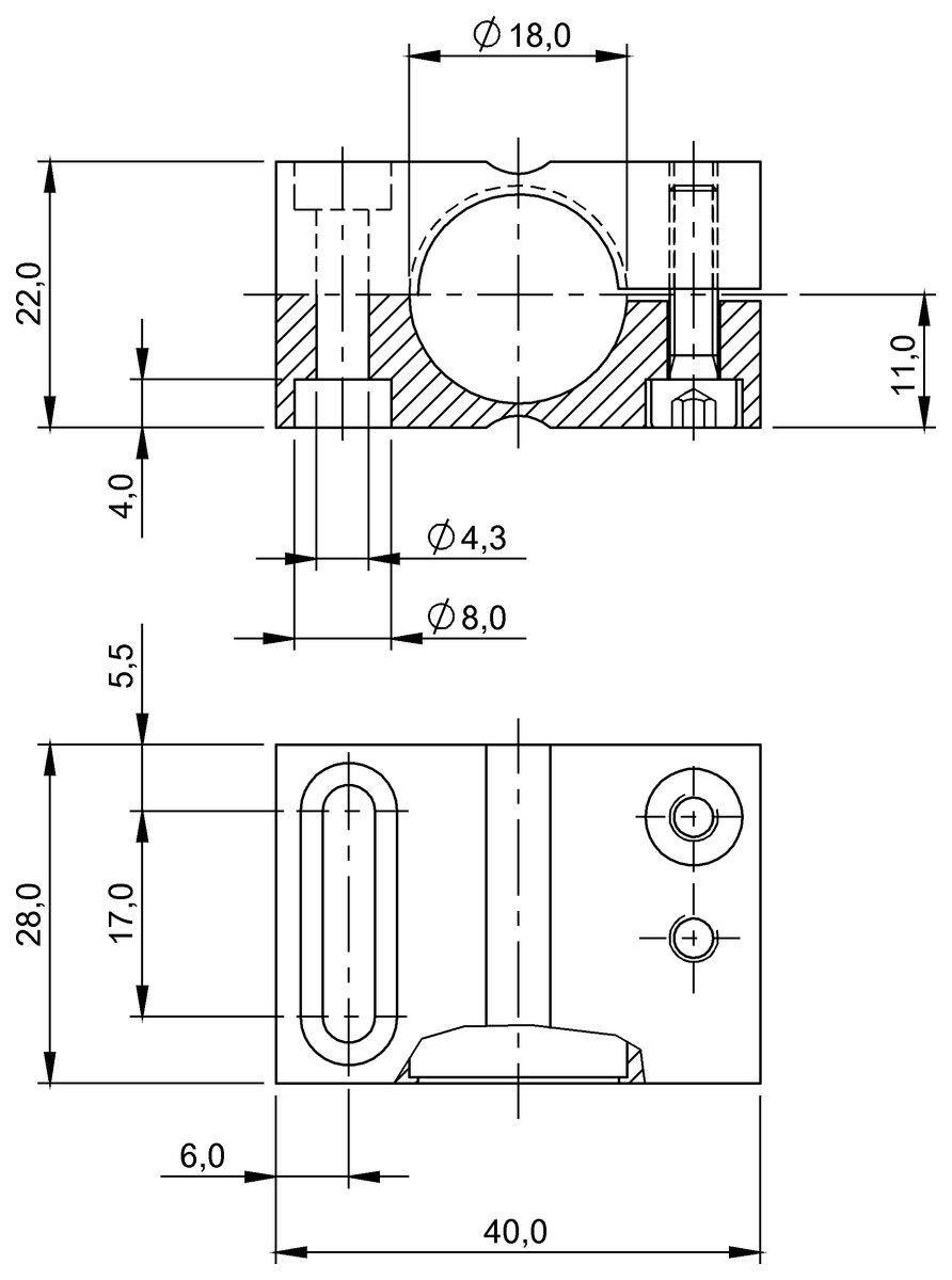BAM00FC - BES 18,0-KB-4-F (Evrensel braketler) - Görsel 2