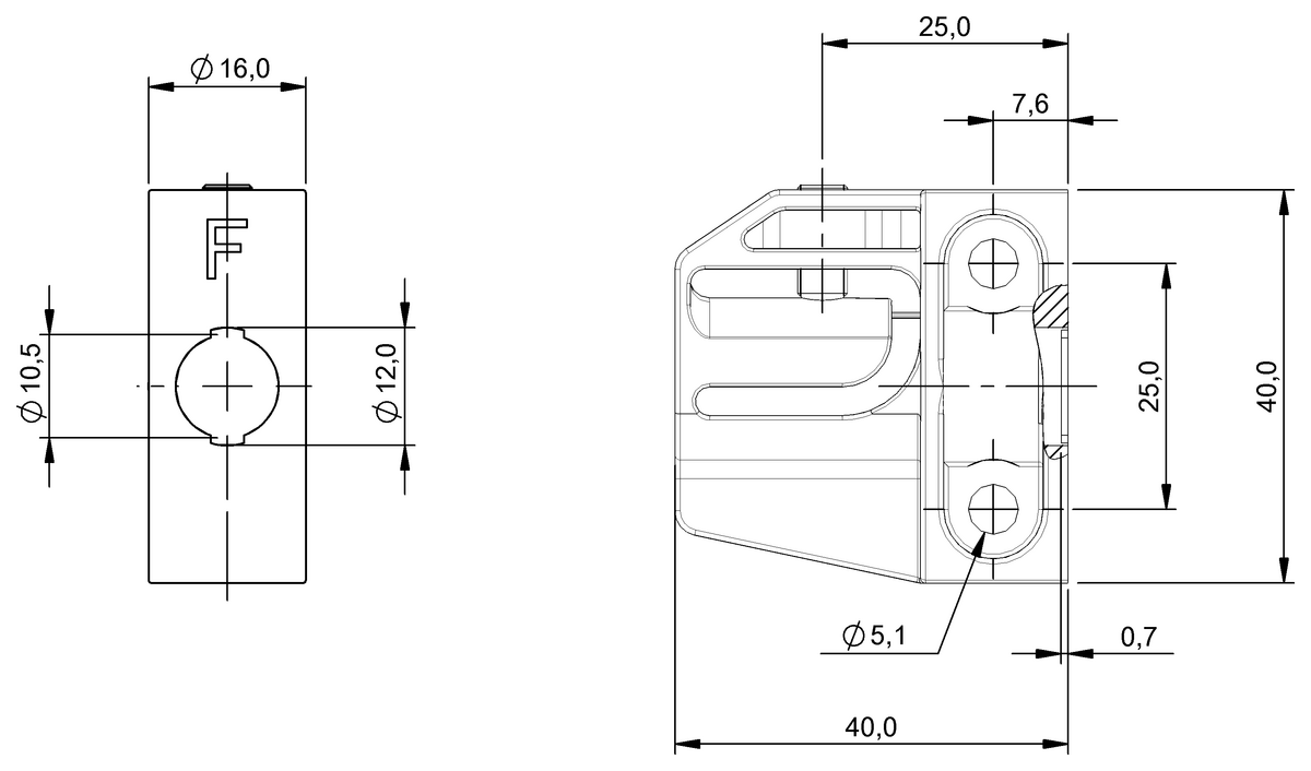 BAM00C8 - BES 12,0-KB-2-F (Evrensel braketler) - Görsel 2