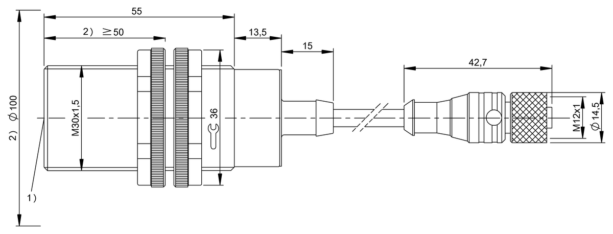 BIS007Y - BIS C-326-PU1-05 (RFID LF Okuyucu (70/455 kHz)) - Görsel 2
