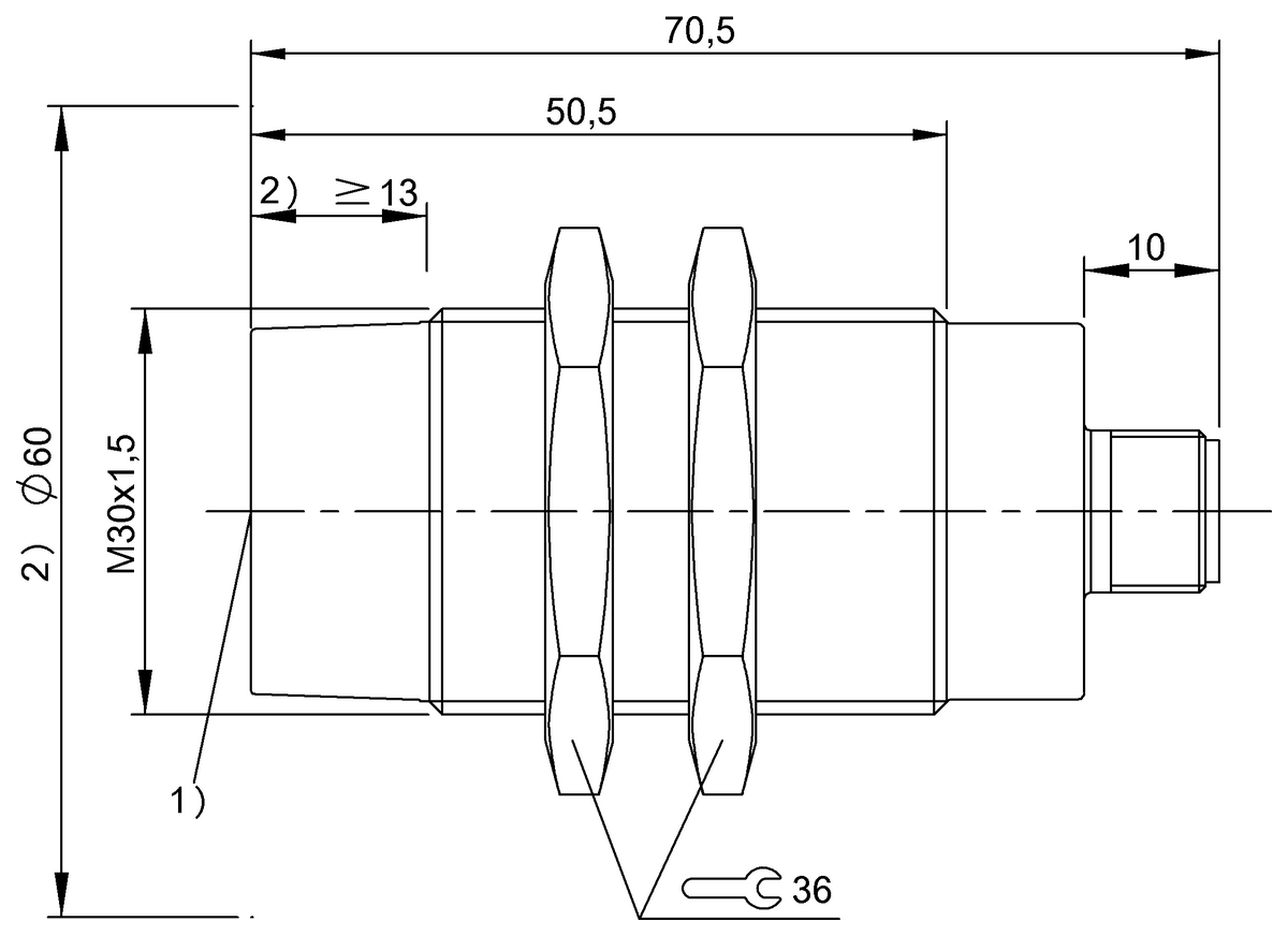 BIS007L - BIS C-323/10-S4 (RFID LF Okuyucu (70/455 kHz)) - Görsel 2