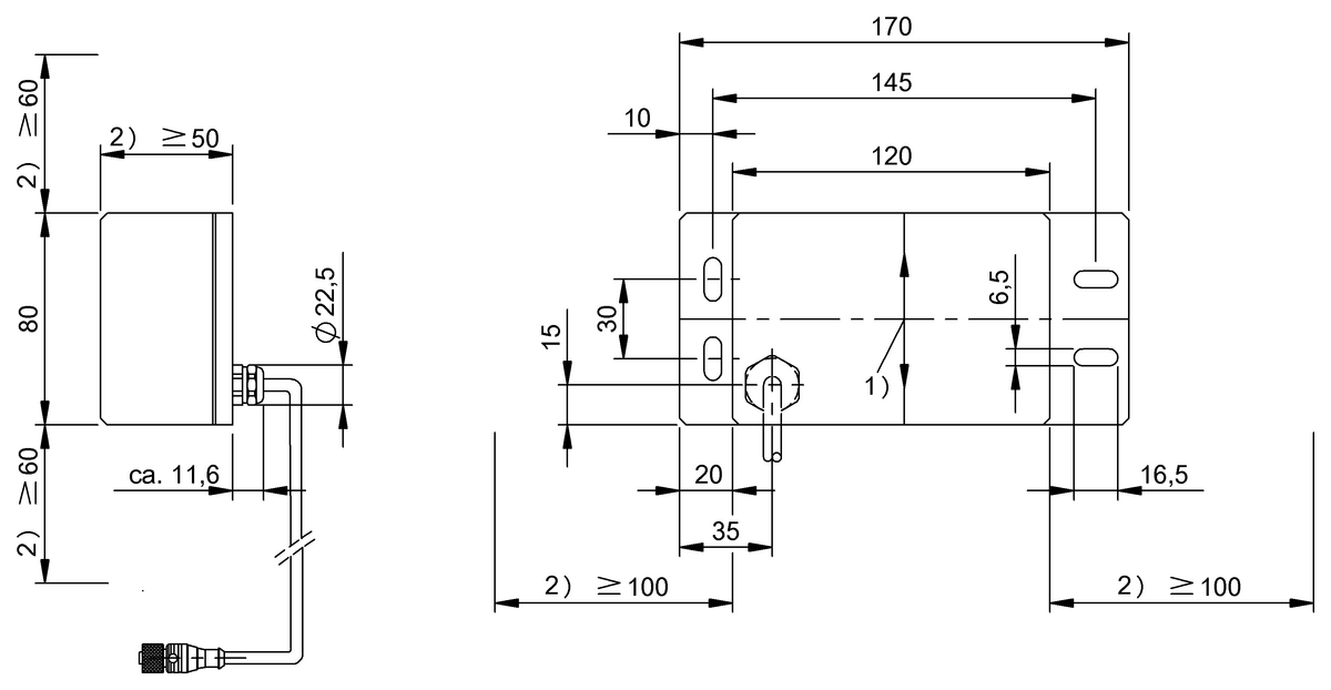 BIS01F0 - BIS C-351-PUV-05 (RFID LF Okuyucu (70/455 kHz)) - Görsel 2