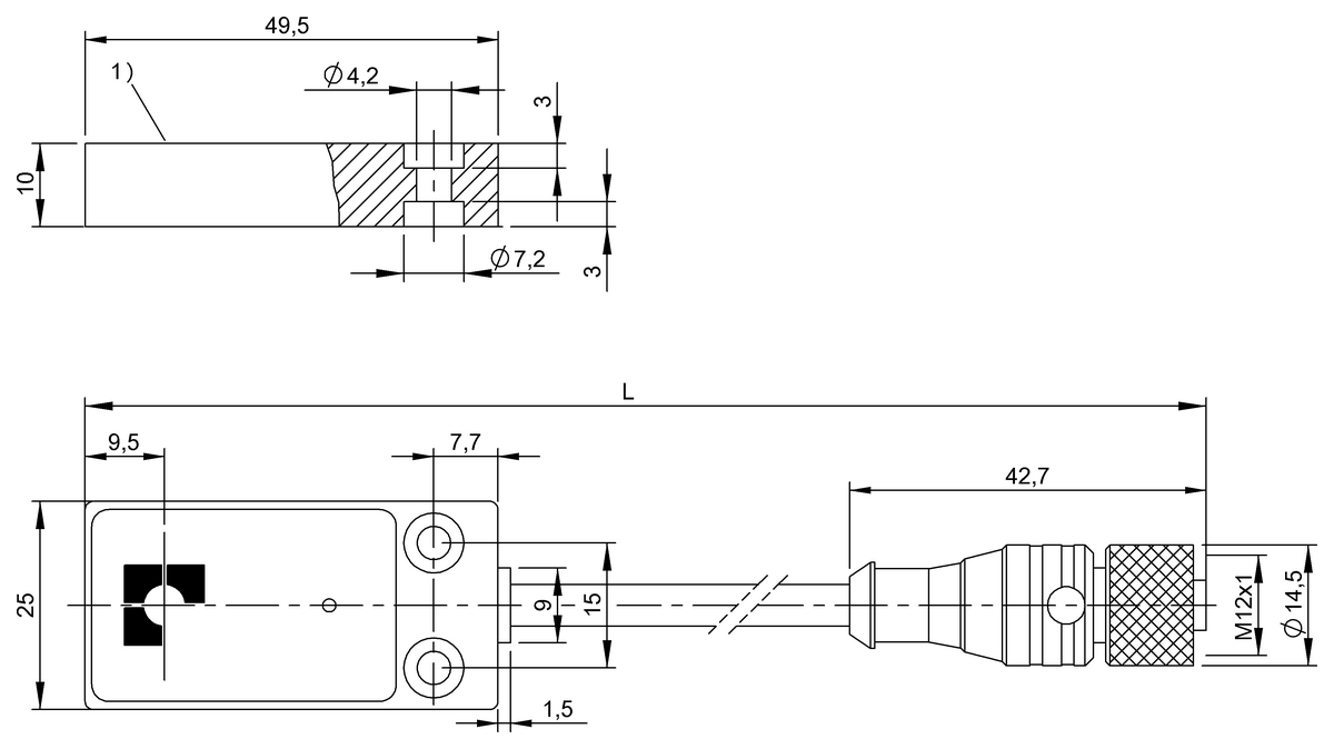 BIS0085 - BIS C-331-PU1-05 (RFID LF Okuyucu (70/455 kHz)) - Görsel 2