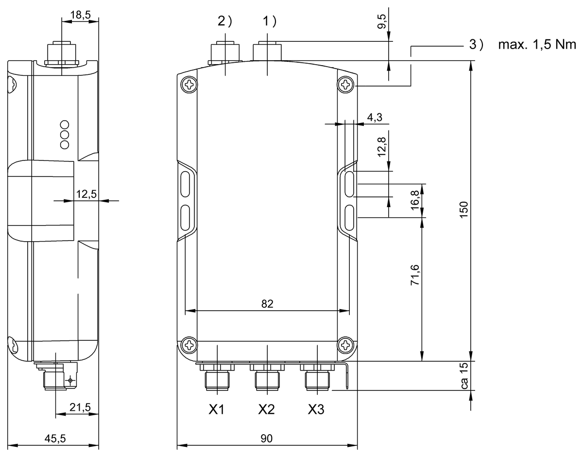 BIS00J0 - BIS M-6000-007-050-00-ST24 (RFID HF değerlendirme üniteleri (13.56 MHz)) - Görsel 2