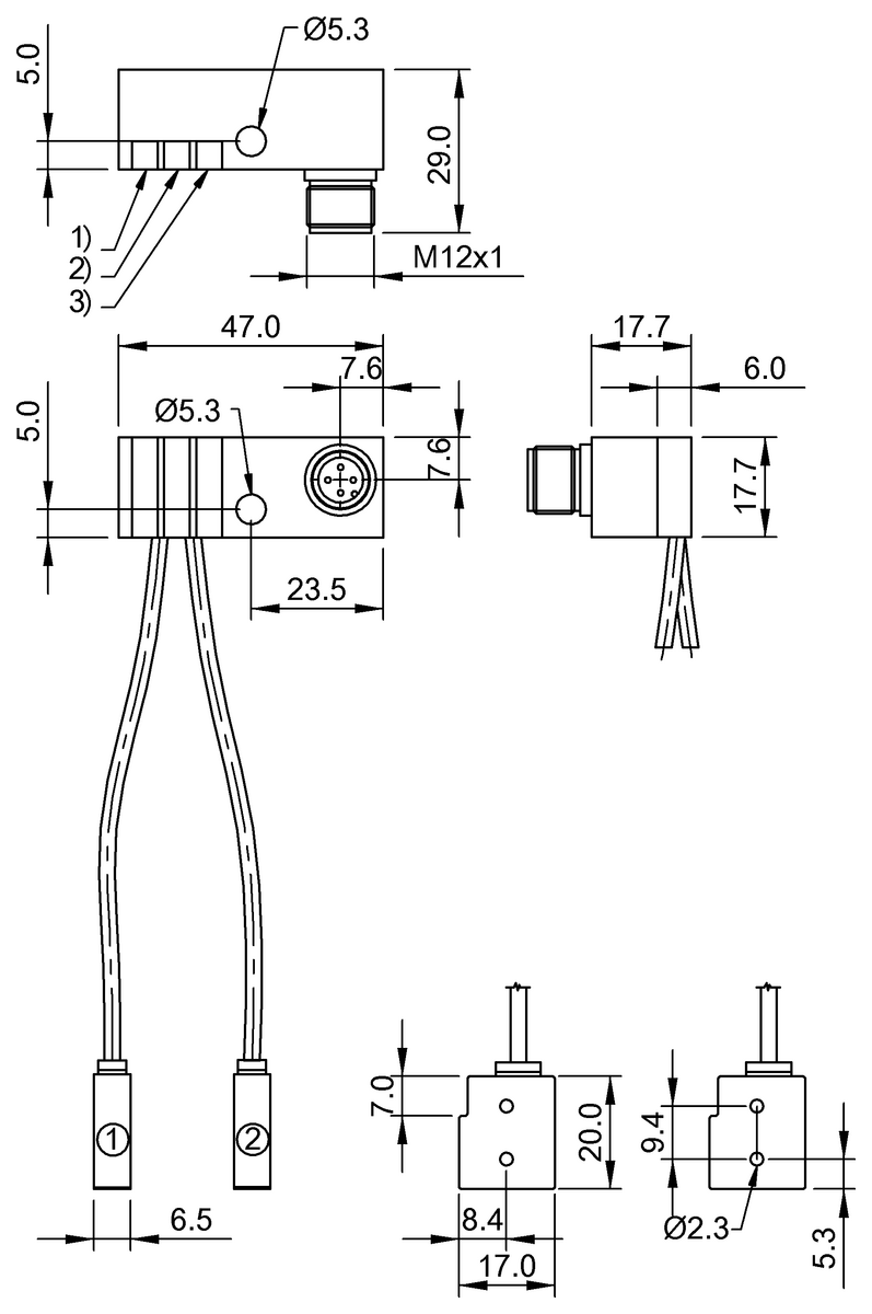 BES03R3 - BES Z02KR2-PSC20F-P100-S04-V (Endüktif yakınlık anahtarları) - Görsel 2