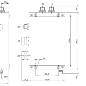 BIS00C1 - BIS C-621-023-050-03-ST3 (RFID LF değerlendirme üniteleri (70/455 kHz))