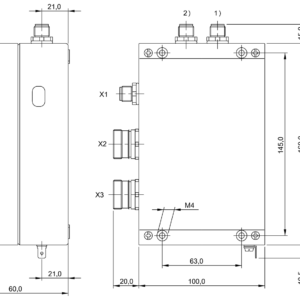 BIS00C2 - BIS C-622-019-050-03-ST5 (RFID LF değerlendirme üniteleri (70/455 kHz))