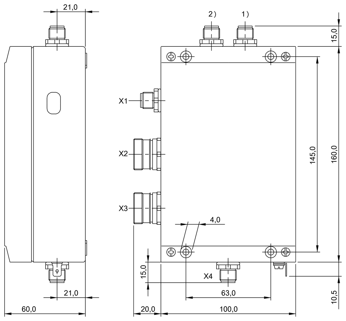 BIS00AL - BIS C-6022-019-050-03-ST10 (RFID LF değerlendirme üniteleri (70/455 kHz)) - Görsel 2