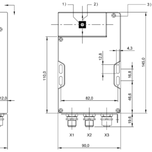 BIS009E - BIS C-6002-019-653-03-ST11 (RFID LF değerlendirme üniteleri (70/455 kHz))