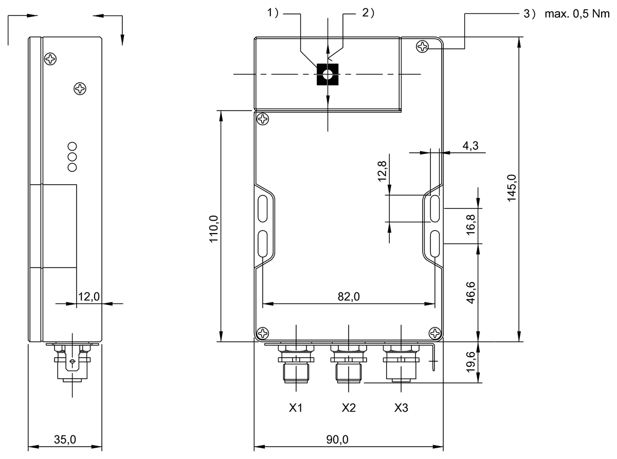 BIS009E - BIS C-6002-019-653-03-ST11 (RFID LF değerlendirme üniteleri (70/455 kHz))
