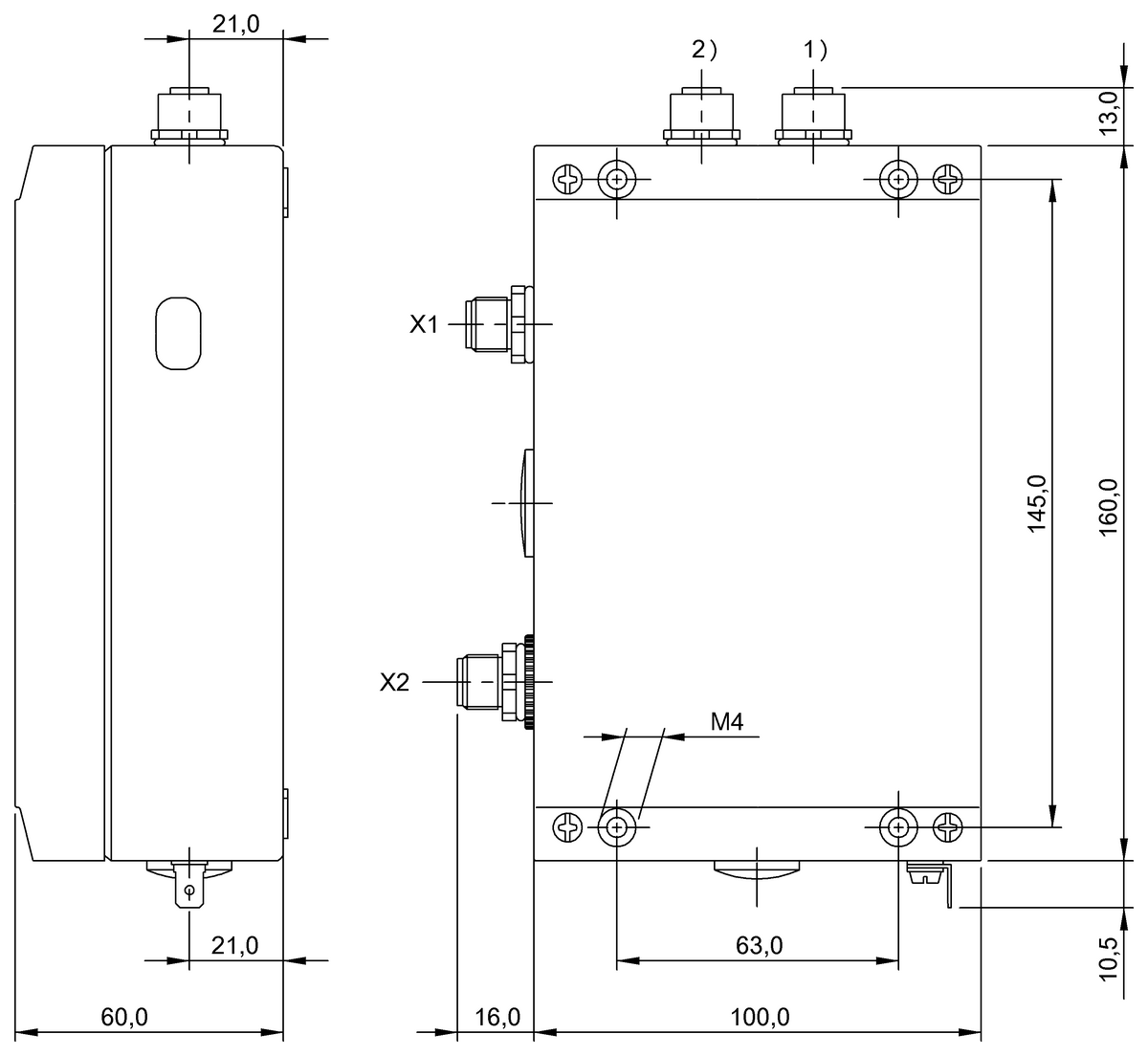BIS00E8 - BIS L-6020-007-050-00-ST15 (RFID LF değerlendirme üniteleri (125 kHz)) - Görsel 2