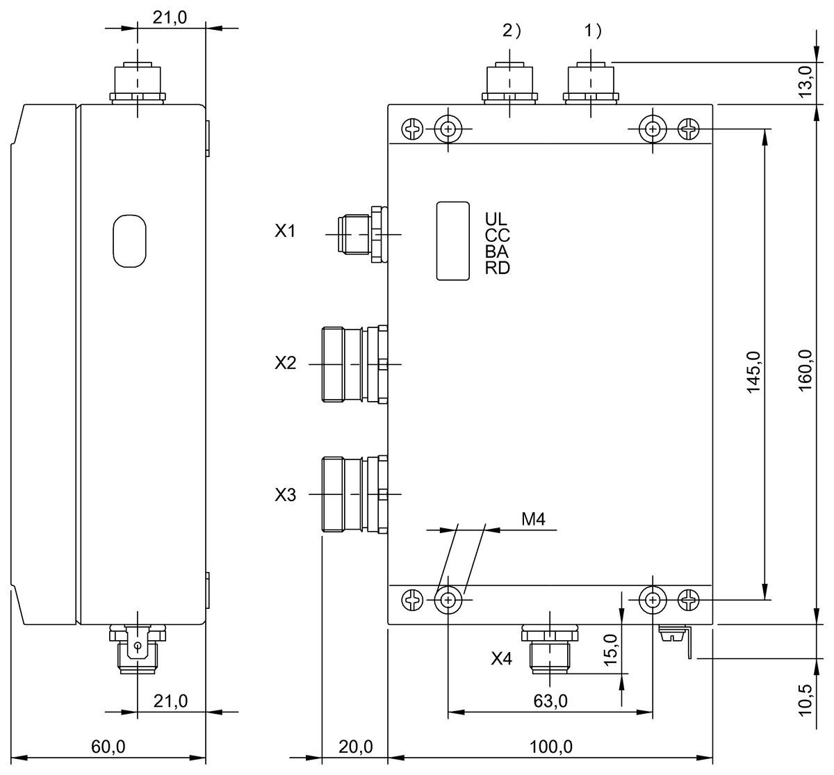 BIS0162 - BIS M-6021-023-050-03-ST8M (RFID HF değerlendirme üniteleri (13.56 MHz))