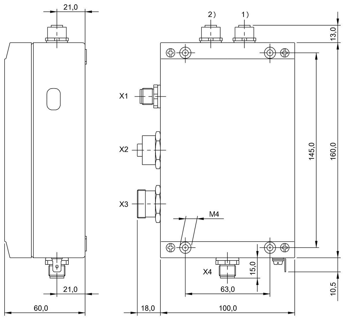 BIS00F1 - BIS M-6023-025-050-03-ST13 (RFID HF değerlendirme üniteleri (13.56 MHz)) - Görsel 2