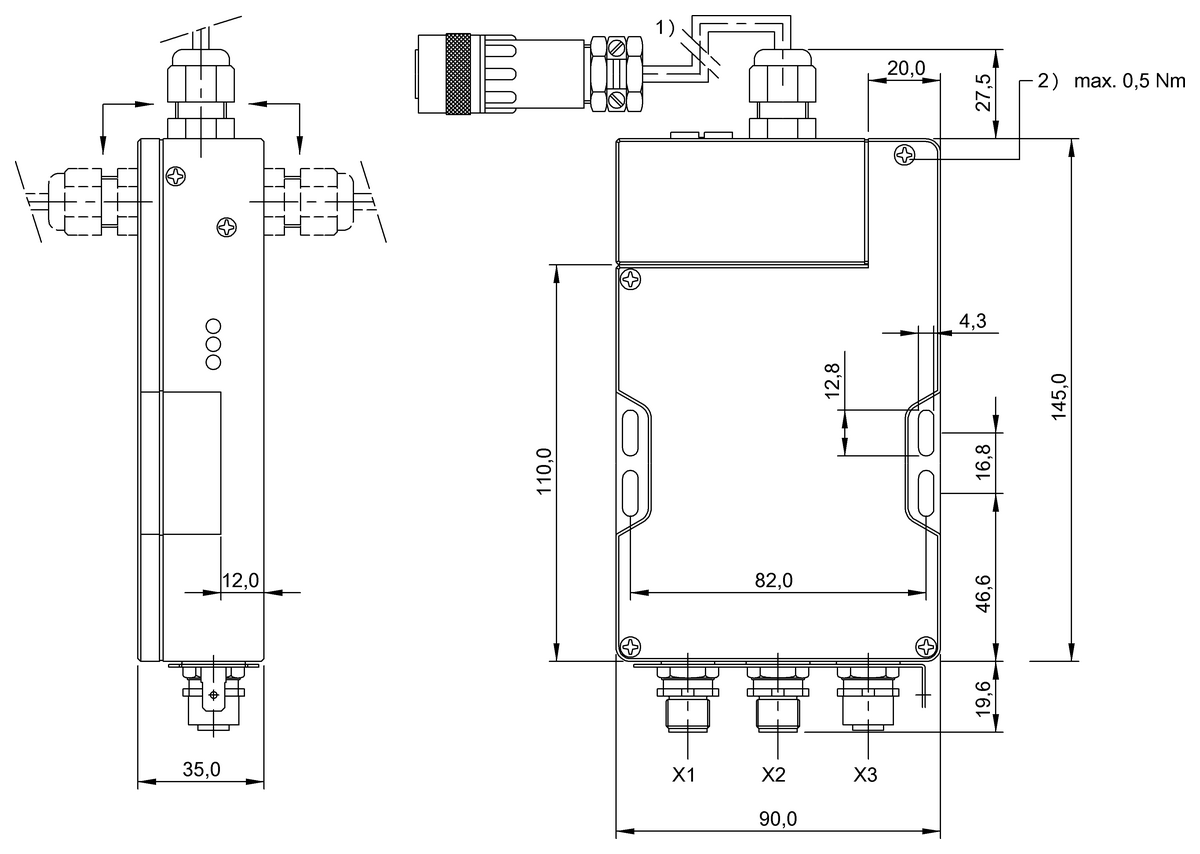 BIS009T - BIS C-6003-025-670-03-ST12 (RFID LF değerlendirme üniteleri (70/455 kHz)) - Görsel 2