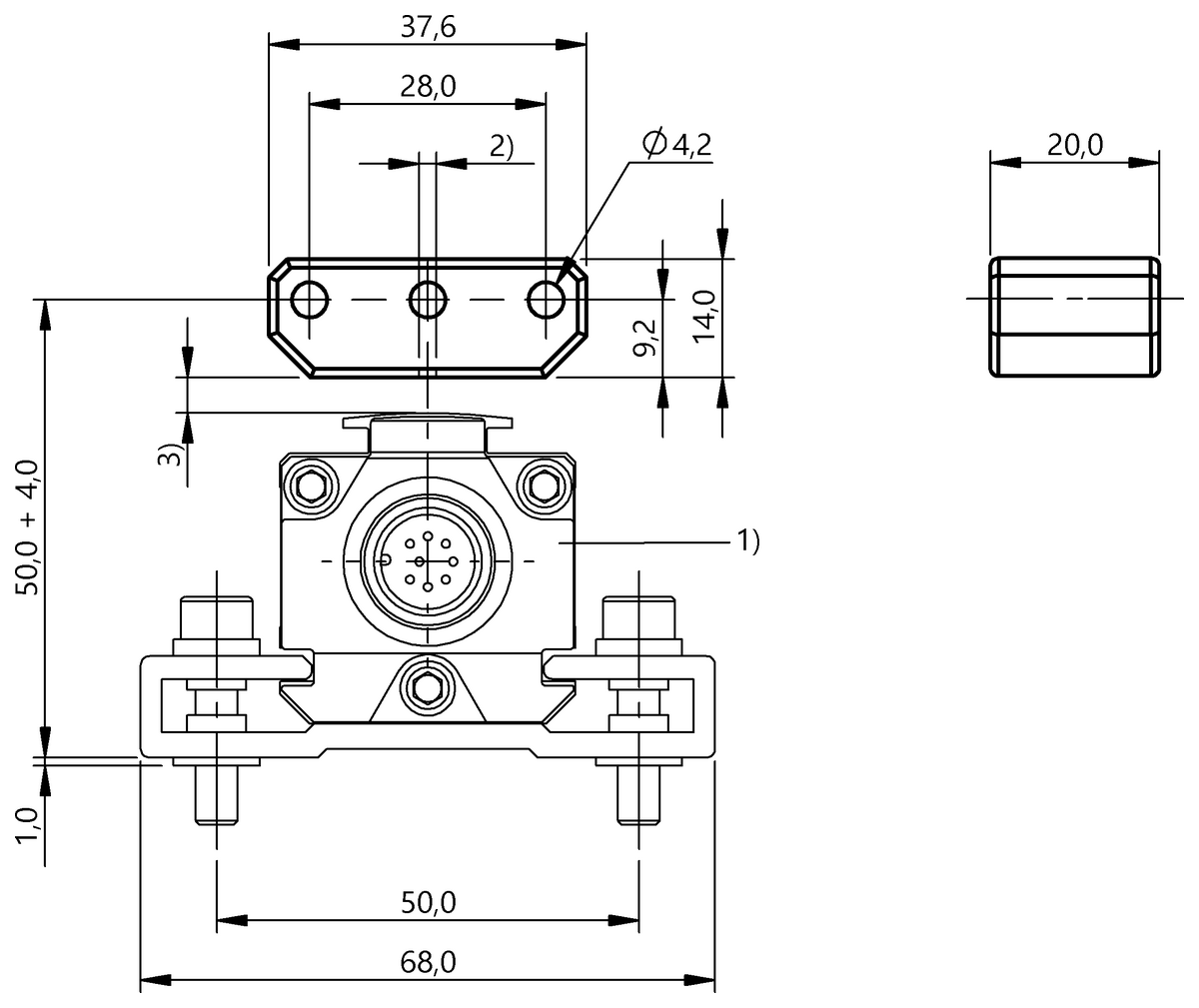 BAM014M - BTL5-P-3800-2 (Profil stili için mıknatıs) - Görsel 2