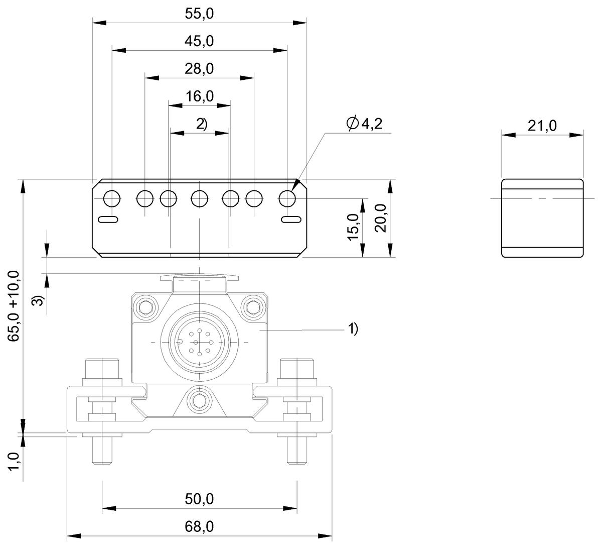 BAM014T - BTL5-P-5500-2 (Profil stili için mıknatıs) - Görsel 2