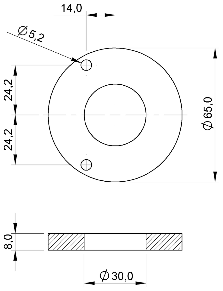 BAM013Z - BTL-P-1030-15R (Manyetik çubuk stili için mıknatıs) - Görsel 2