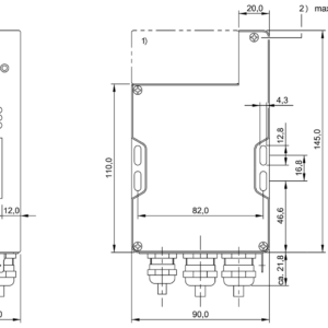 BIS00A3 - BIS C-602-019-000-03-KL2 (RFID LF değerlendirme üniteleri (70/455 kHz))