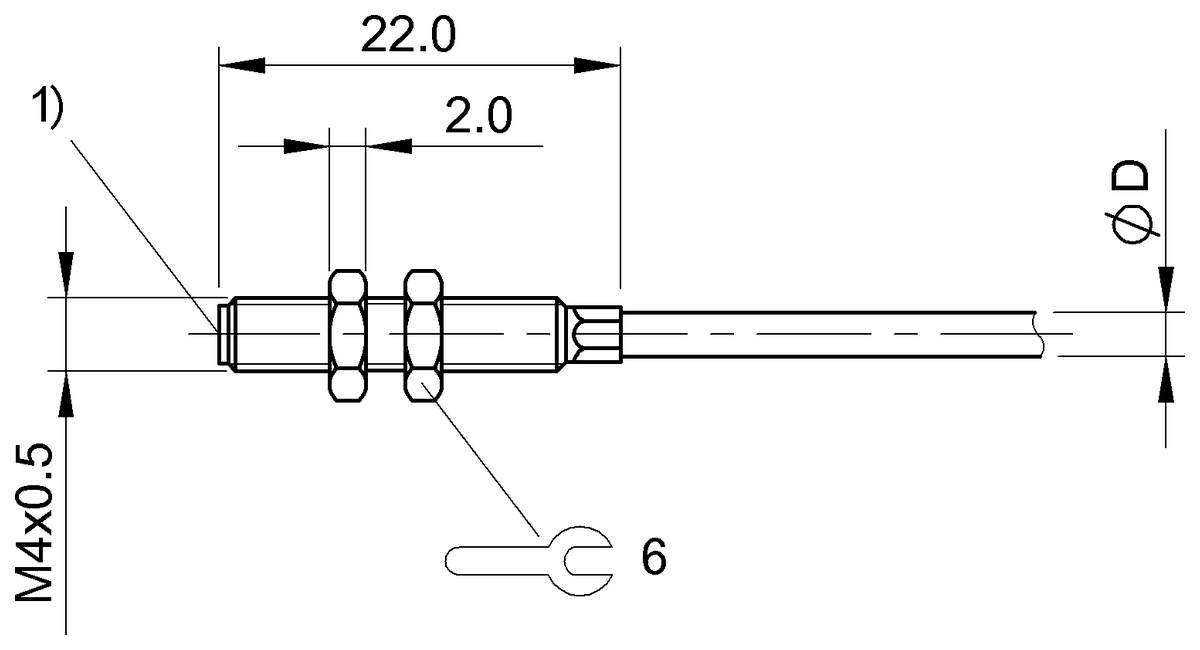 BES01P0 - BES M04EC-PSD06B-BP02 (Endüktif yakınlık anahtarları) - Görsel 2