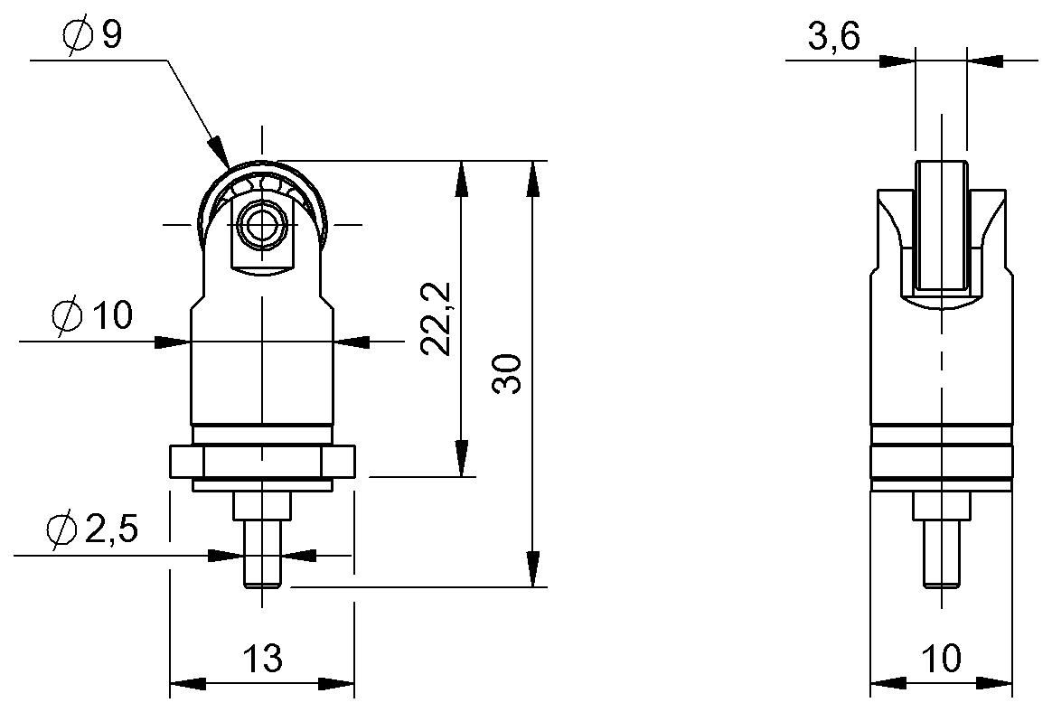 BIS00K4 - BIS C-6028-048-050-06-ST22 (RFID LF değerlendirme üniteleri (70/455 kHz)) - Görsel 2