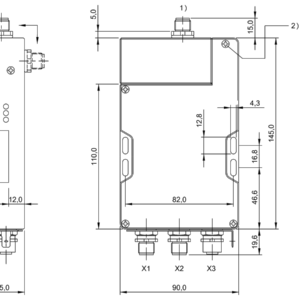 BIS00A8 - BIS C-602-019-657-03-ST11 (RFID LF değerlendirme üniteleri (70/455 kHz))