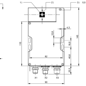 BIS00A1 - BIS C-601-023-653-03-ST16 (RFID LF değerlendirme üniteleri (70/455 kHz))