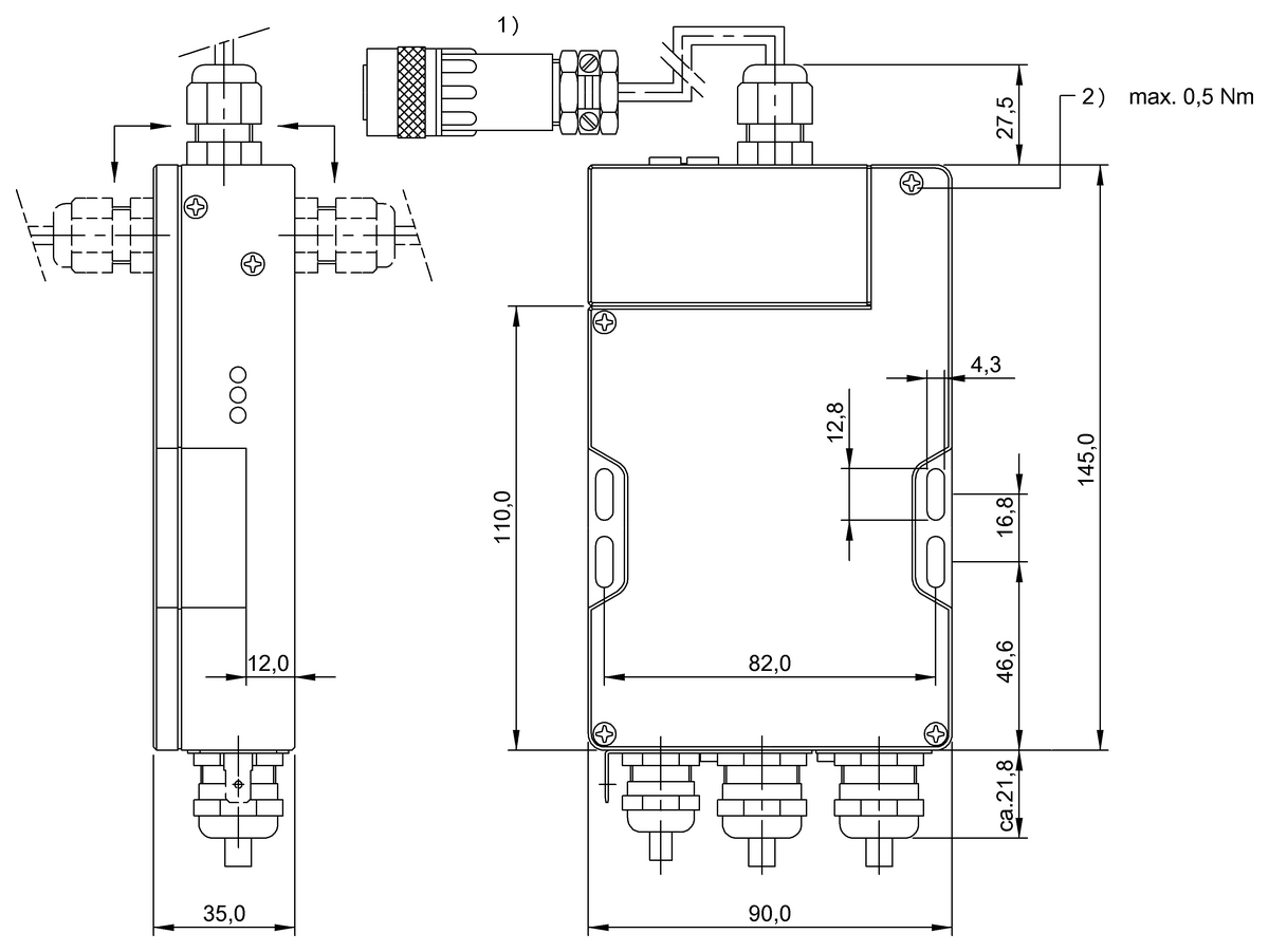 BIS00A2 - BIS C-601-023-670-03-KL2 (RFID LF değerlendirme üniteleri (70/455 kHz)) - Görsel 2