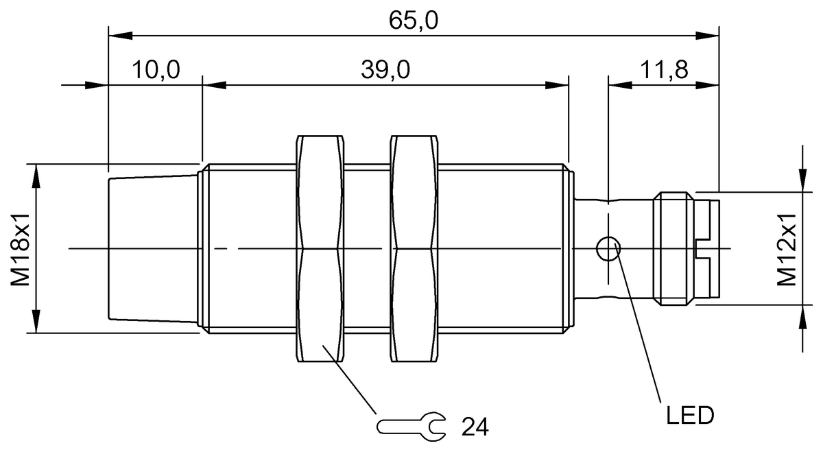 BES03EW - BES M18MG-PSY80F-S04G-D01 (Endüktif yakınlık anahtarları) - Görsel 2