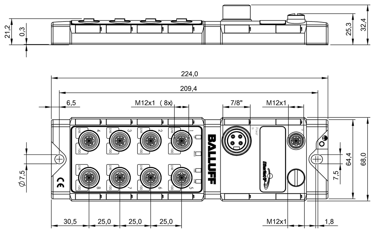 BNI0089 - BNI EIP-950-000-Z009-C07 (Yönetilmeyen sviçler) - Görsel 2