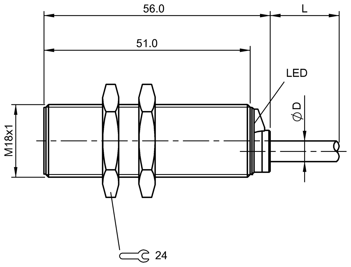 BES05AY - BES 516-420-E4-L-03 (Endüktif yakınlık anahtarları) - Görsel 2