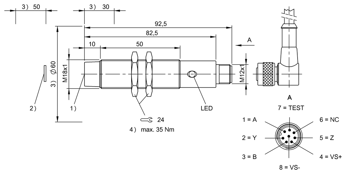 BIS0059 - BIS M-302-003-S115 (RFID HF okuyucu (13.56 MHz)) - Görsel 2