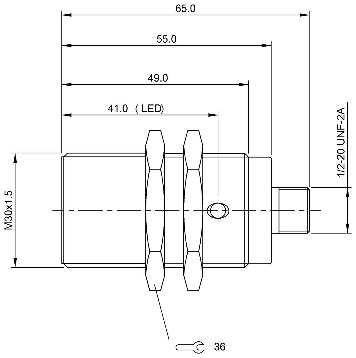BES02AT - BES 516-418-E5-L-S21 (Endüktif yakınlık anahtarları) - Görsel 2