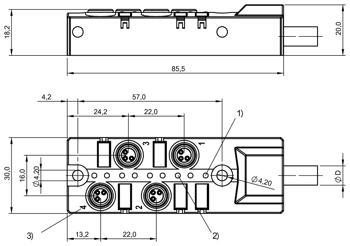 BPI002N - BPI 4M303P-2K-00-KPX60-030 (Bağlantı blokları) - Görsel 2