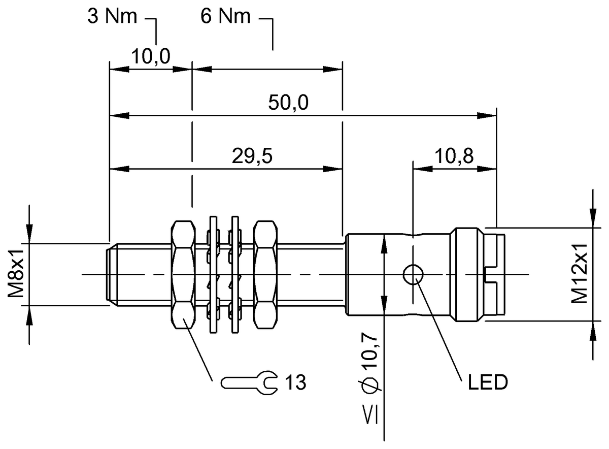 BES0022 - BES M08ME1-GSC20B-S04G (Endüktif yakınlık anahtarları) - Görsel 2