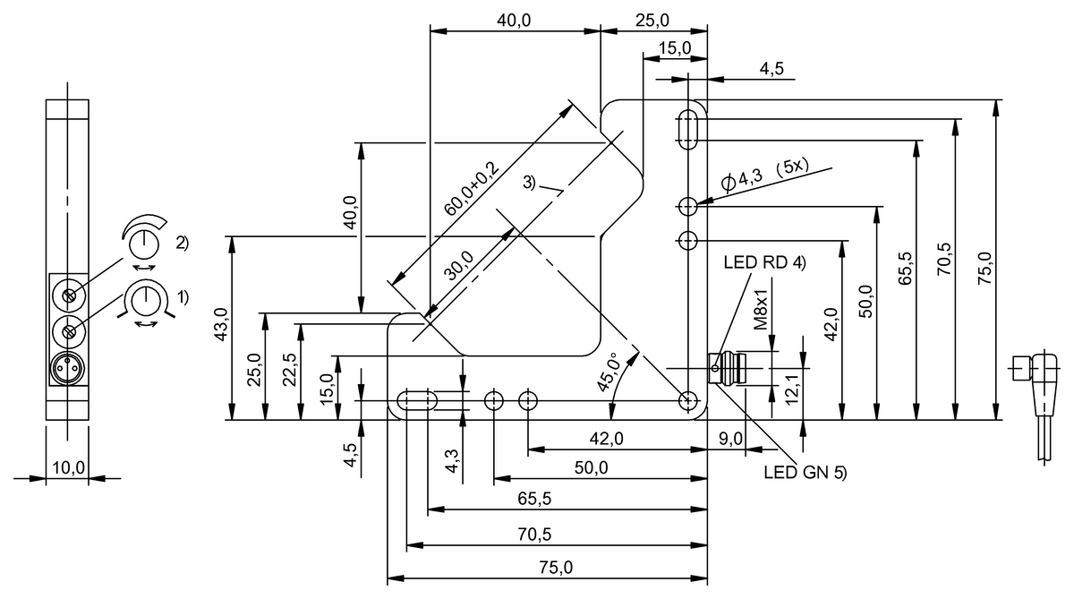 BWL000A - BWL 4040D-I012-S49 (Açılı sensörler) - Görsel 2