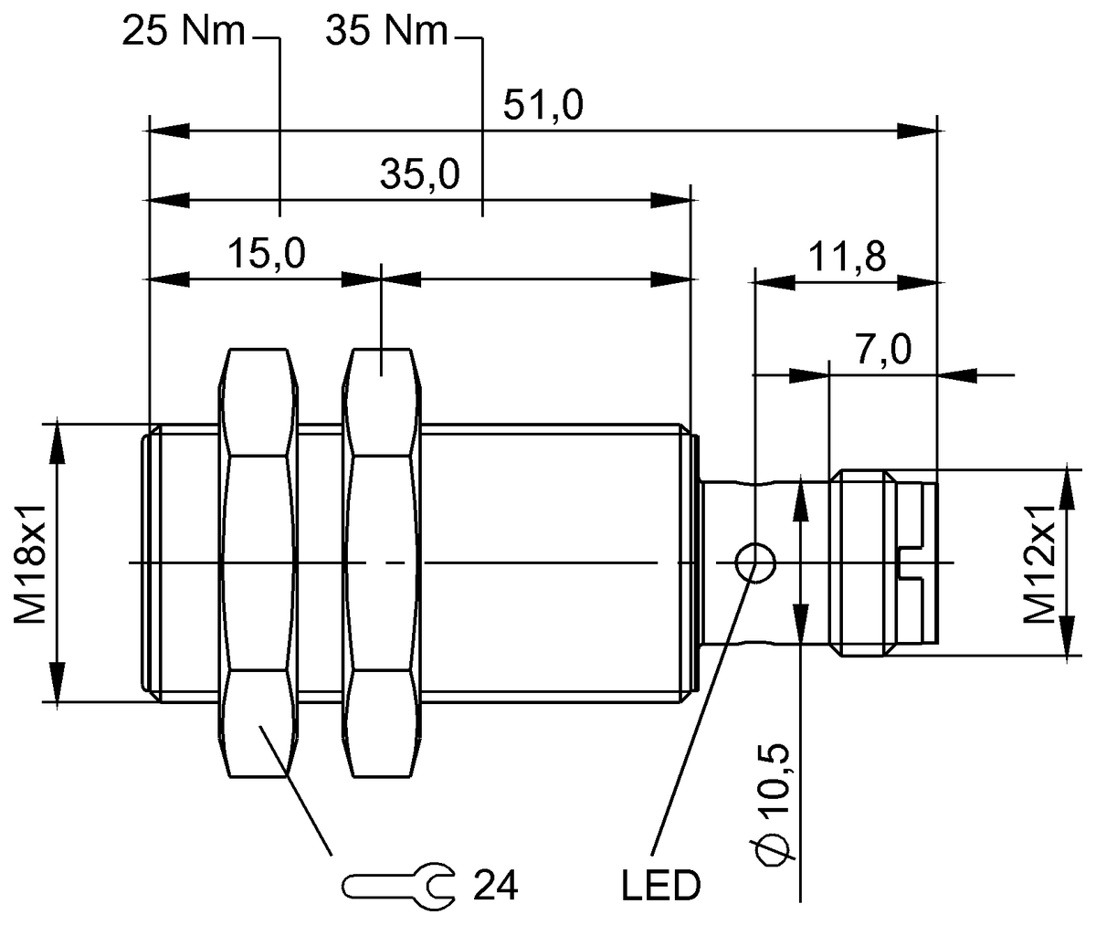 BES0328 - BES M18MF-GSC70B-S04G (Endüktif yakınlık anahtarları) - Görsel 2