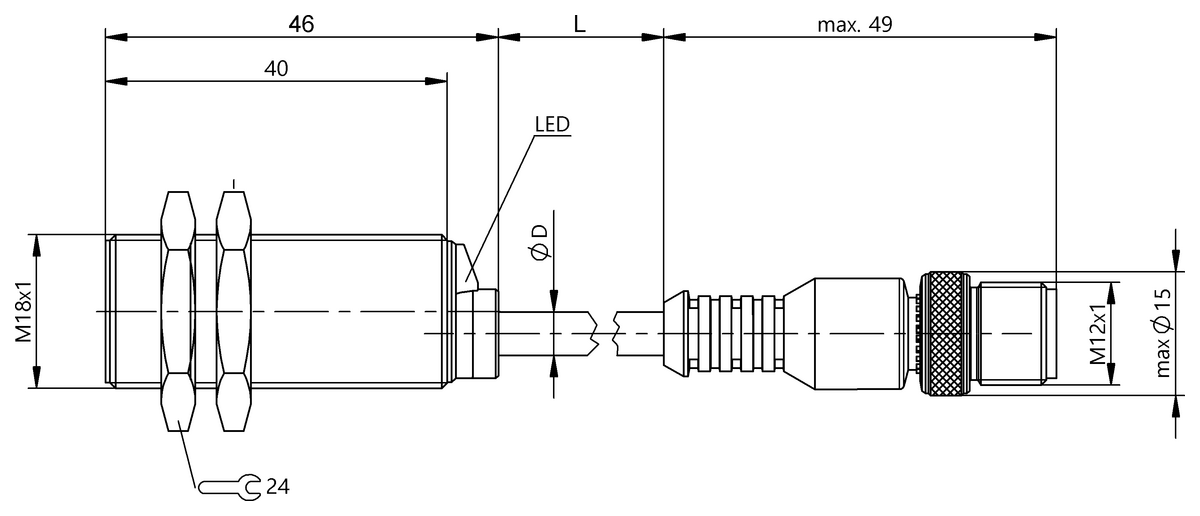 BES006C - BES M18MG-GSC70B-BP00,3-GS04 (Endüktif yakınlık anahtarları) - Görsel 2