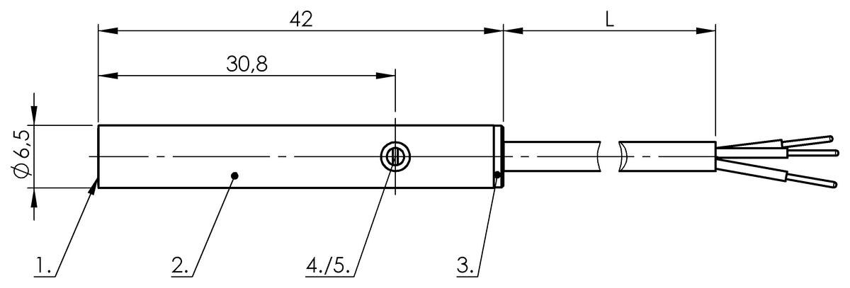BCS001P - BCS G06T4E1-NOM15C-EP02 (Nesne algılama için kapasitif yakınlık anahtarları) - Görsel 2