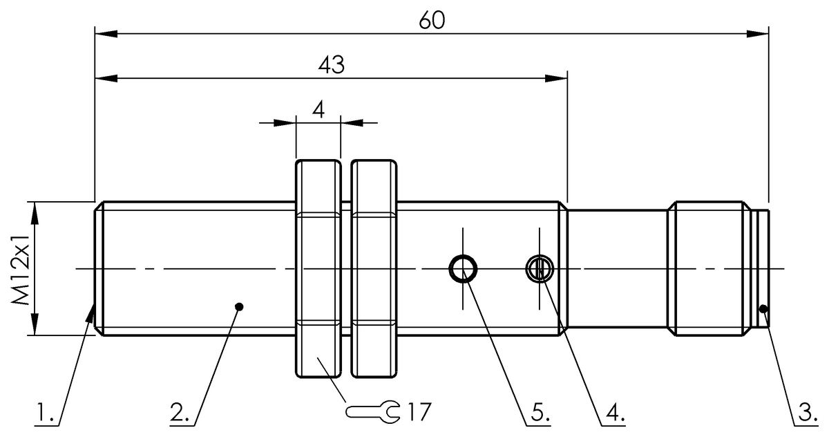 BCS003T - BCS M12VVD2-PSM40C-S04G (Nesne algılama için kapasitif yakınlık anahtarları) - Görsel 2