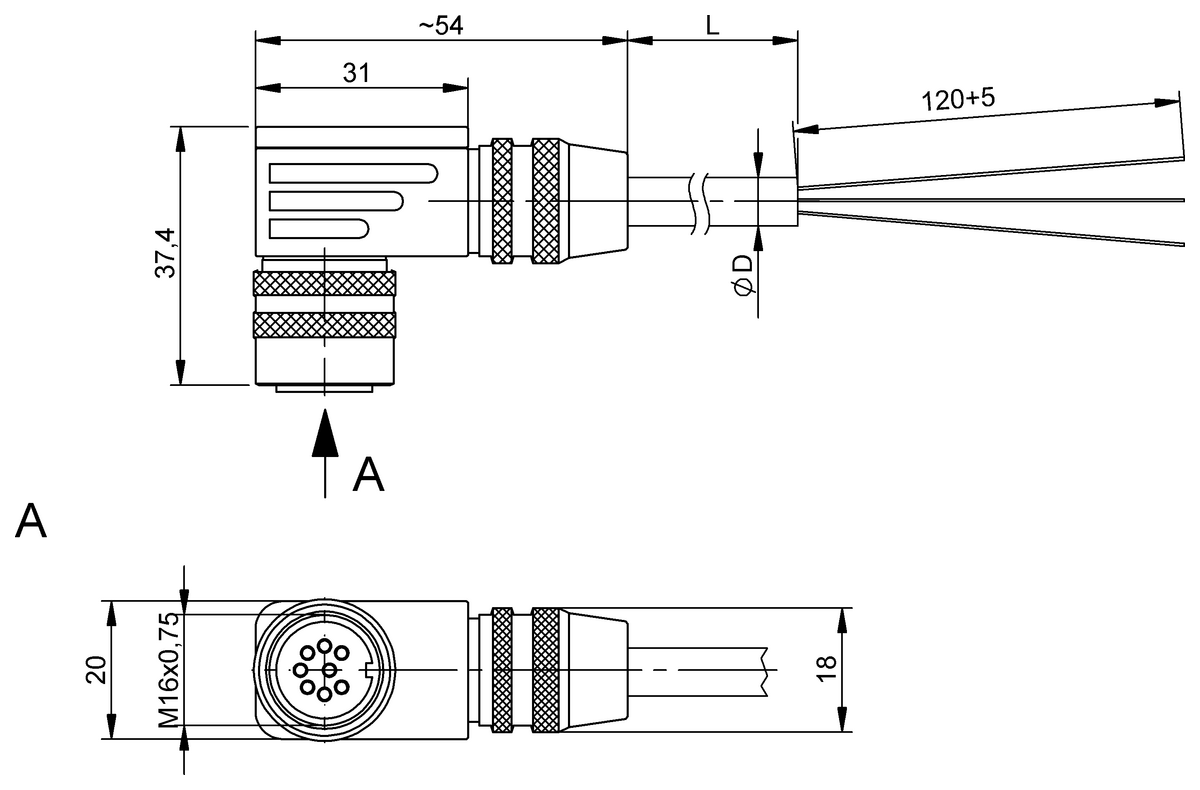 BCC00W3 - BKS-S 33M-40 (Tek uçlu kablo setleri) - Görsel 2