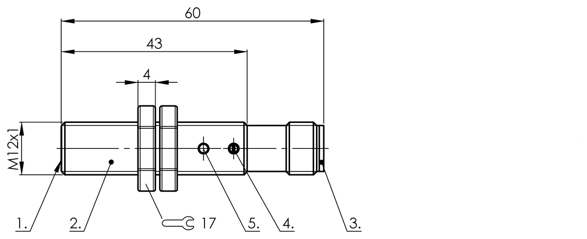 BCS0039 - BCS M12T4D2-NSM40C-S04G (Nesne algılama için kapasitif yakınlık anahtarları) - Görsel 2