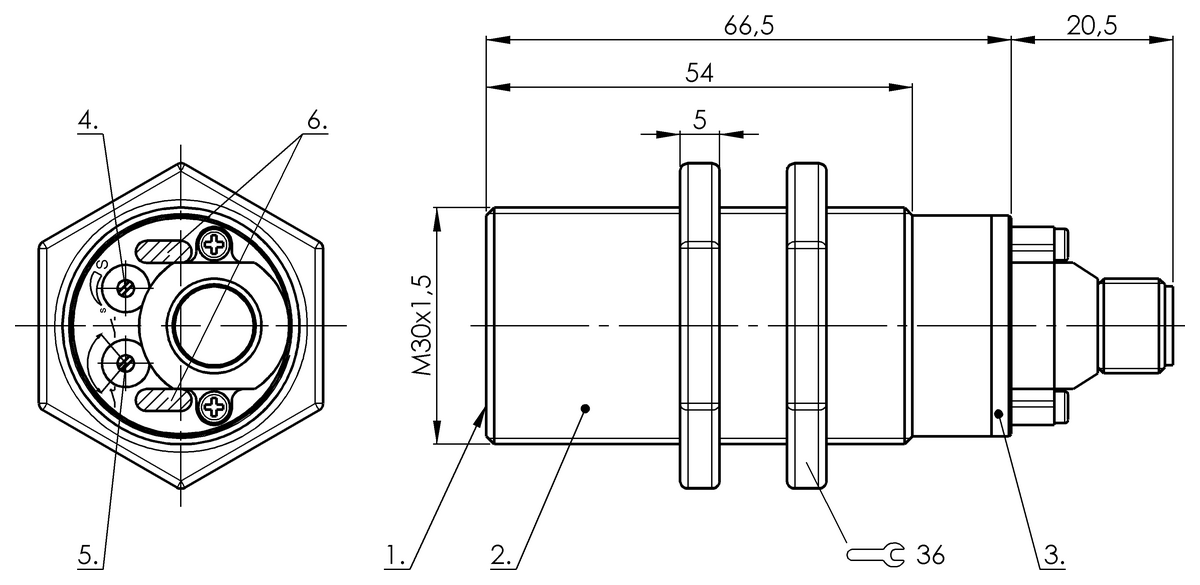 BCS004T - BCS M30B4M2-PPM20C-S04G (Nesne algılama için kapasitif yakınlık anahtarları) - Görsel 2