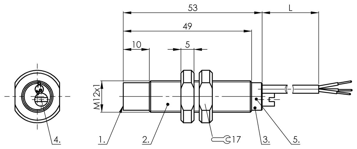 BCS006Z - BCS M12TTG1-PSM80G-ET02 (Kapasitif seviye sensörleri) - Görsel 2