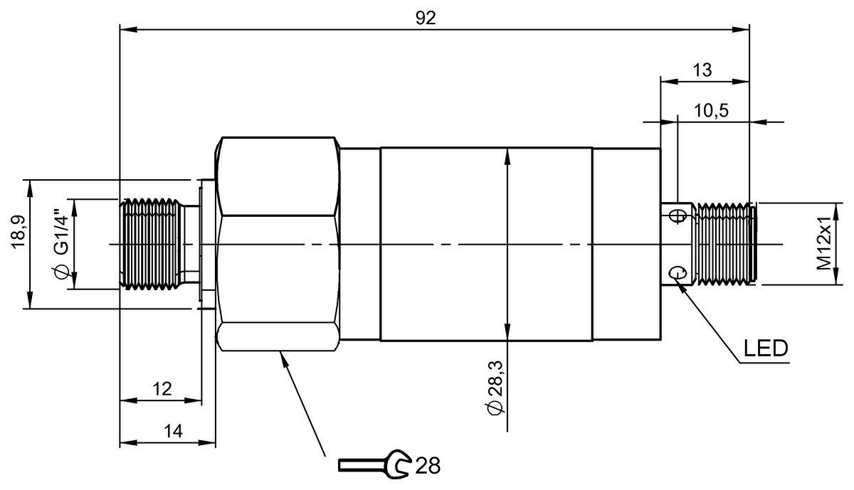 BSP0003 - BSP B050-DV001-I01A0A-S4 (Analog basınç sensörleri) - Görsel 2